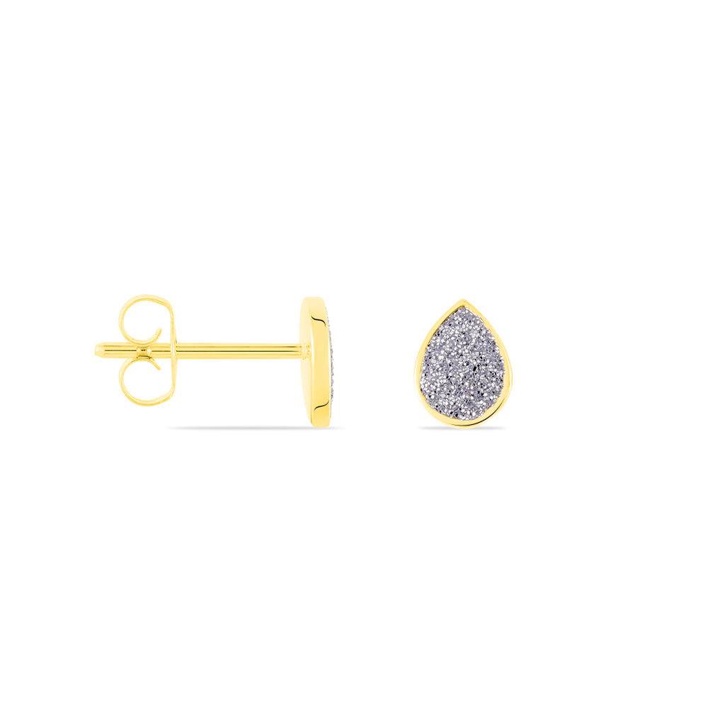 Boucles D'oreilles Puces Anitta Or Jaune - Clous d'oreilles Femme | Histoire d’Or