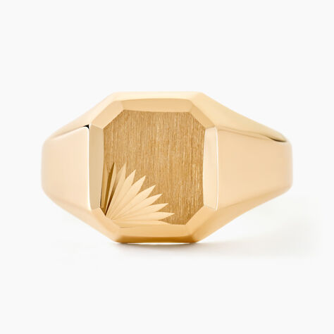 Chevali&egrave;re Gregg Carree Diamantee Soleil Or Jaune - Chevali&egrave;res Homme | Histoire d&rsquo;Or