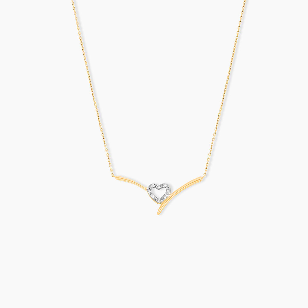 Collier Ilsabe Or Jaune Diamant - Colliers Femme | Histoire d’Or