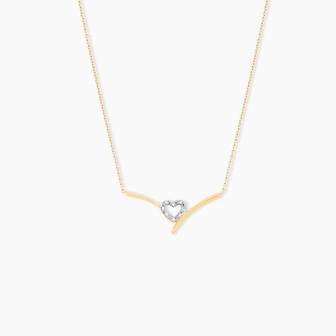Collier Ilsabe Or Jaune Diamant - Colliers Femme | Histoire d’Or