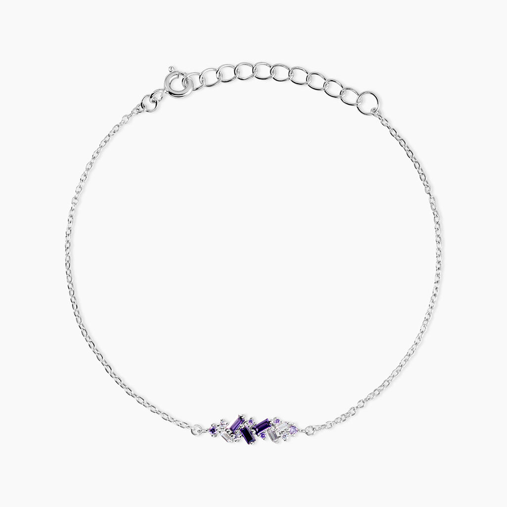 Bracelet Rio Argent Blanc Oxyde De Zirconium - Bracelets Femme | Histoire d&rsquo;Or