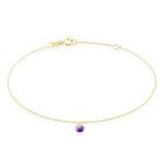 Bracelet Les Audacieuses Or Jaune Am&eacute;thyste - Bracelets Femme | Histoire d&rsquo;Or