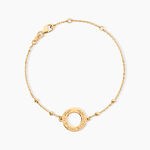 Bracelet Savas Plaqu&eacute; Or Jaune - Bracelets Naissance Femme | Histoire d&rsquo;Or