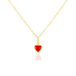 Collier Coralie Coeur Or Jaune - Colliers Coeur Enfant | Histoire d’Or