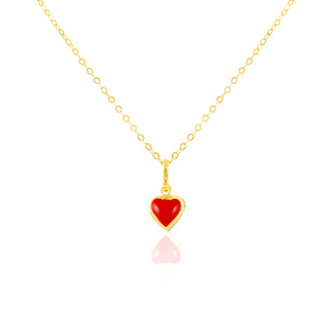 Collier Coralie Coeur Or Jaune - Colliers Coeur Enfant | Histoire d’Or