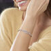 Bracelet Jonc Clothilde Argent Blanc Oxyde De Zirconium - Bracelets joncs Femme | Histoire d’Or