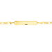 Bracelet Identité Fanelia Maille Marine Or Jaune - Bracelets Communion Enfant | Histoire d’Or