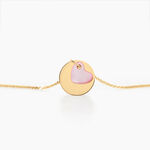 Collier Cleomelia Pastille Or Jaune - Cadeaux de naissance Enfant | Histoire d&rsquo;Or
