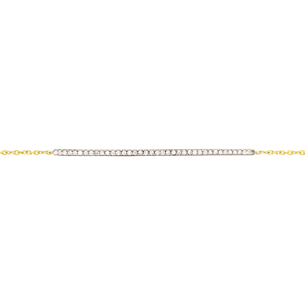 Bracelet Or Jaune Nalania Diamant - Bracelets Femme | Histoire d’Or
