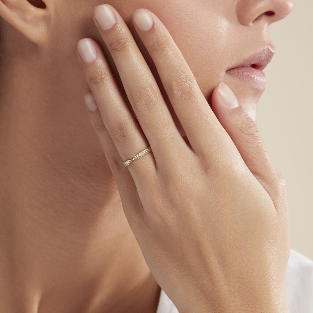 Alliance Or Jaune Diamantee - Alliances Unisex | Histoire d&rsquo;Or