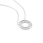 Collier Abia Argent Blanc Oxyde De Zirconium - Colliers Femme | Histoire d&rsquo;Or