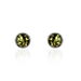 Boucles D'oreilles Puces Argent Blanc Acacia Ambre - Boucles d'oreilles fantaisie Femme | Histoire d’Or