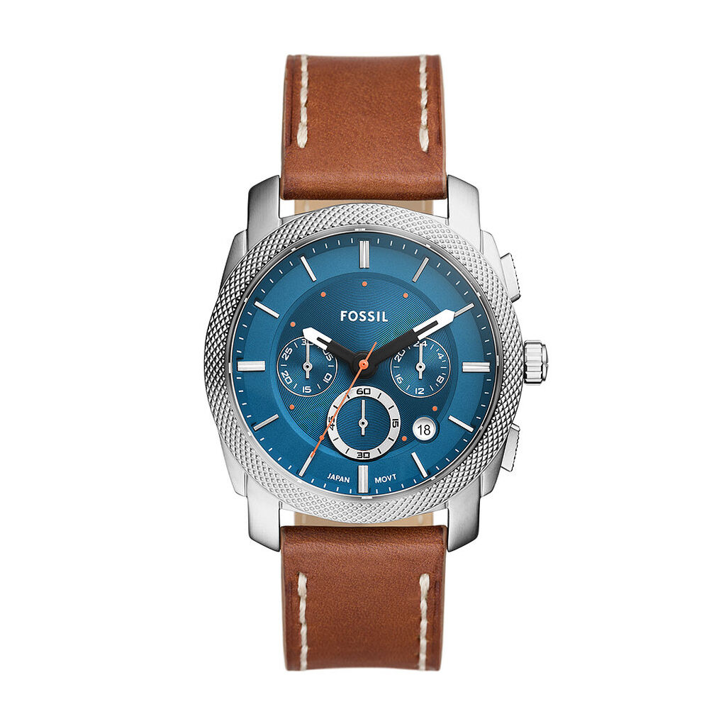 Montre Fossil Machine Bleu - Montres Homme | Histoire d’Or