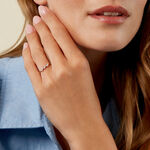 Bague Sparkle Or Jaune Oxyde De Zirconium - Bagues avec pierre Femme | Histoire d&rsquo;Or