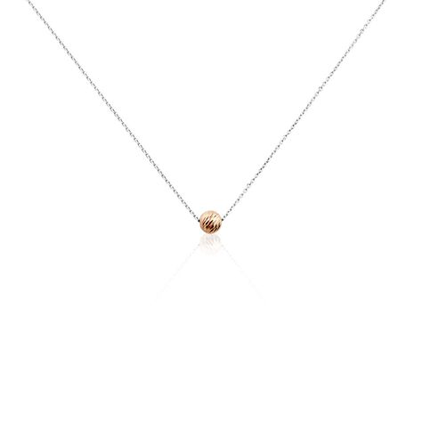 Collier Argent Bicolore Ramiro - Colliers fantaisie Femme | Histoire d&rsquo;Or