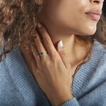 Bague Or Blanc Erwin Topaze Oxydes De Zirconium - Bagues solitaires Femme | Histoire d&rsquo;Or