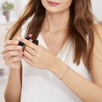 Bracelet Jonc Fuerza Argent Rose Oxyde De Zirconium - Bracelets joncs Femme | Histoire d&rsquo;Or