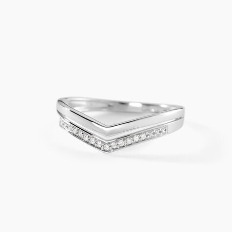 Bague Shadene Or Blanc Diamant - Bagues avec pierre Femme | Histoire d&rsquo;Or