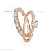 Alliance Rhea Or Rose Diamant - Alliances Femme | Histoire d’Or