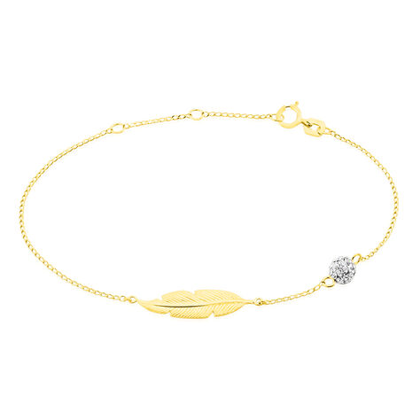 Bracelet Powoo Or Jaune Strass - Bracelets Femme | Histoire d’Or