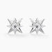 Boucles D'oreilles Puces Semira Argent Blanc Oxyde De Zirconium - Boucles d'oreilles fantaisie Femme | Histoire d’Or