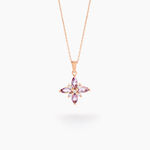 Collier Anabele Or Rose Amethyste Oxyde - Colliers Femme | Histoire d&rsquo;Or