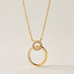 Collier Plaqu&eacute; Or Essia Oxydes De Zirconium - Colliers fantaisie Femme | Histoire d&rsquo;Or