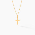 Pendentif Alyssa Croix Or Jaune - Pendentifs Communion Unisex | Histoire d&rsquo;Or