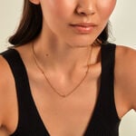 Collier Eva Acier Jaune Cristaux - Colliers pierre Femme | Histoire d&rsquo;Or