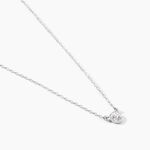 Collier Argent Blanc Auxana Oxyde De Zirconium - Colliers fantaisie Femme | Histoire d&rsquo;Or