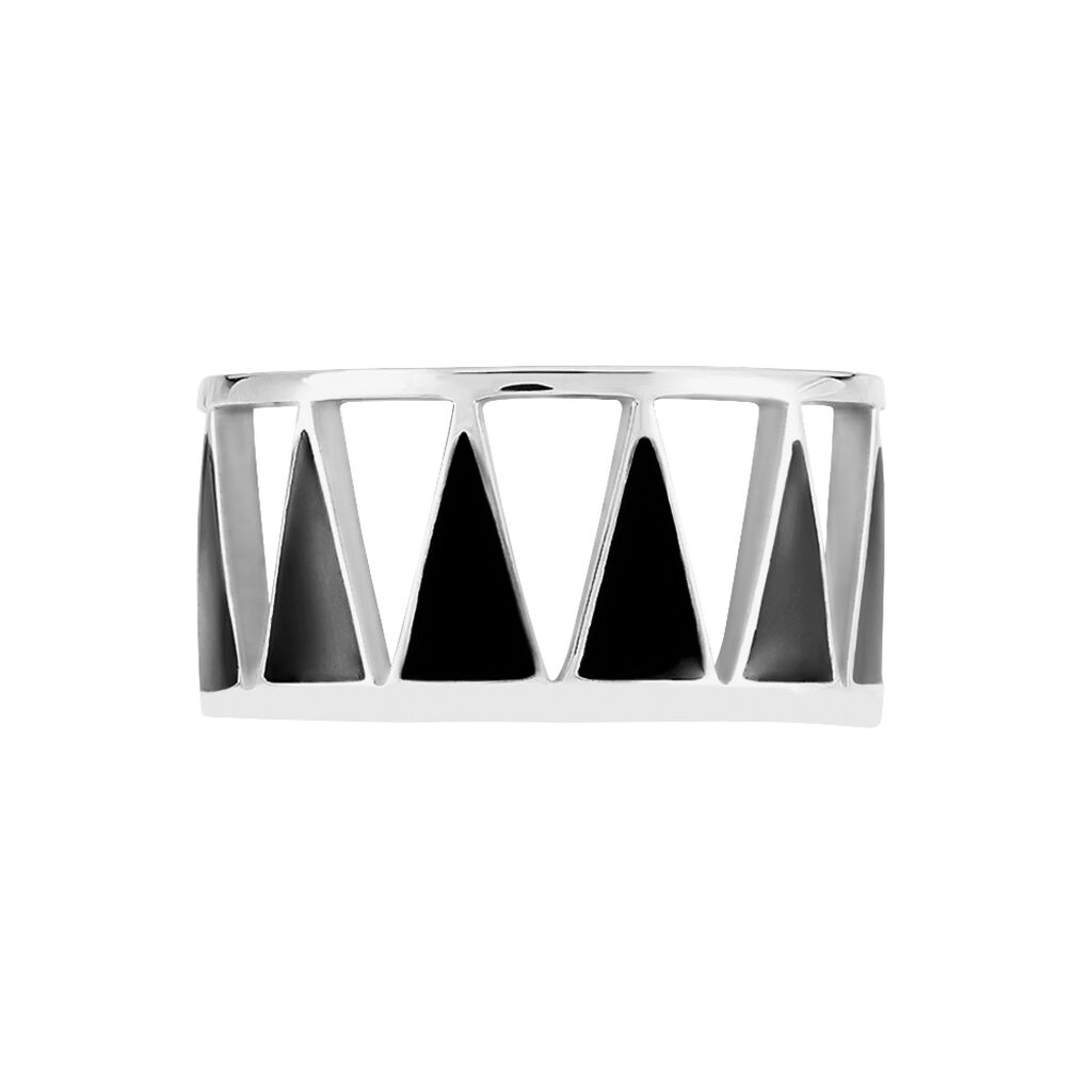 Bague Tiana Acier Blanc - Les jours précieux jusqu'à -50% Femme | Histoire d’Or