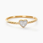 Bague Svana Or Jaune Diamant - Bagues avec pierre Femme | Histoire d&rsquo;Or