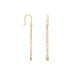 Boucles D'oreilles Pendantes Vienne Or Jaune Oxyde De Zirconium - Boucles d'oreilles pendantes Femme | Histoire d&rsquo;Or
