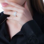 Bague Elyne Or Blanc Diamant - Bagues avec pierre Femme | Histoire d&rsquo;Or