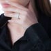 Bague Elyne Or Blanc Diamant - Bagues avec pierre Femme | Histoire d’Or