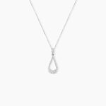 Collier Or Blanc Abilene Diamants - Colliers Femme | Histoire d&rsquo;Or