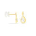 Boucles D'oreilles Pendantes Evana Or Jaune Oxyde De Zirconium - Boucles d'oreilles pendantes Femme | Histoire d’Or
