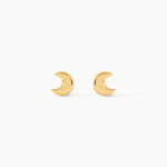Boucles D'Oreilles Puces Ma&euml;lia Argent Dor&eacute; A L'Or 750/1000 - Boucles d'oreilles fantaisie Femme | Histoire d&rsquo;Or