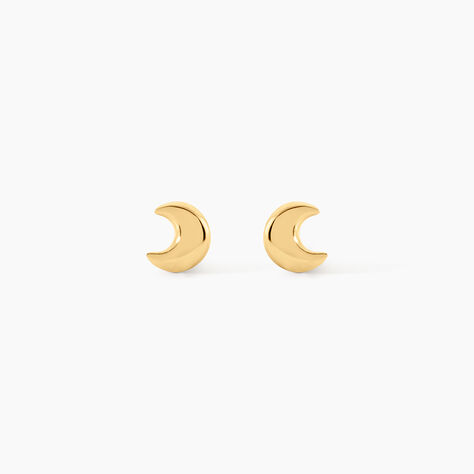 Boucles D'Oreilles Puces Ma&euml;lia Argent Dor&eacute; A L'Or 750/1000 - Boucles d'oreilles fantaisie Femme | Histoire d&rsquo;Or