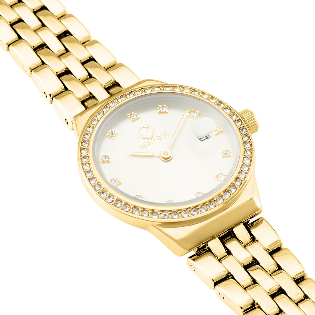 Montre 0 O Watch Glittering Blanc - Montres Femme | Histoire d’Or