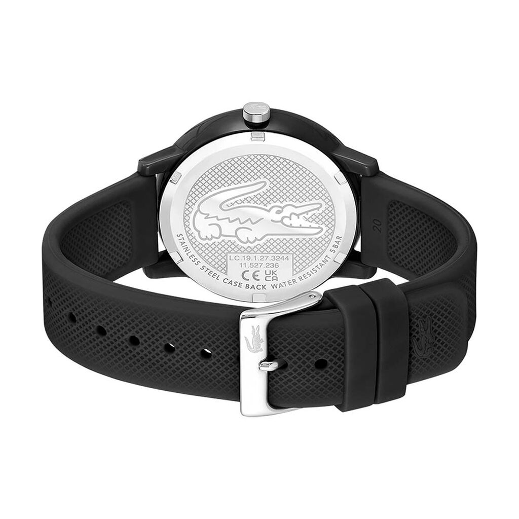 Montre Lacoste 12.12 Noir - Montres Homme | Histoire d’Or