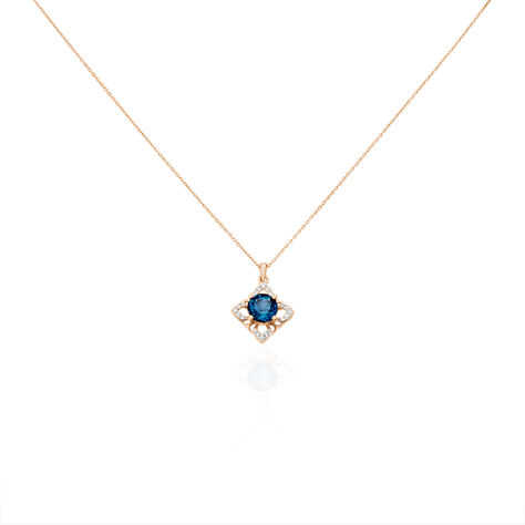 Collier Haia Or Rose Topaze Et Oxyde De Zirconium - Colliers Femme | Histoire d’Or