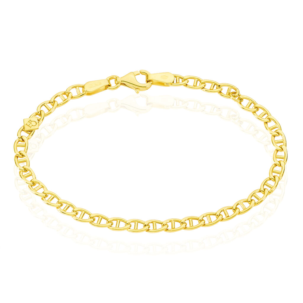 Bracelet Eunice Or Jaune Maille Marine - Bracelets Communion Enfant | Histoire d&rsquo;Or