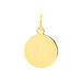 Pendentif Ange Rond Cisele Or Jaune - Pendentifs Baptême Famille | Histoire d’Or