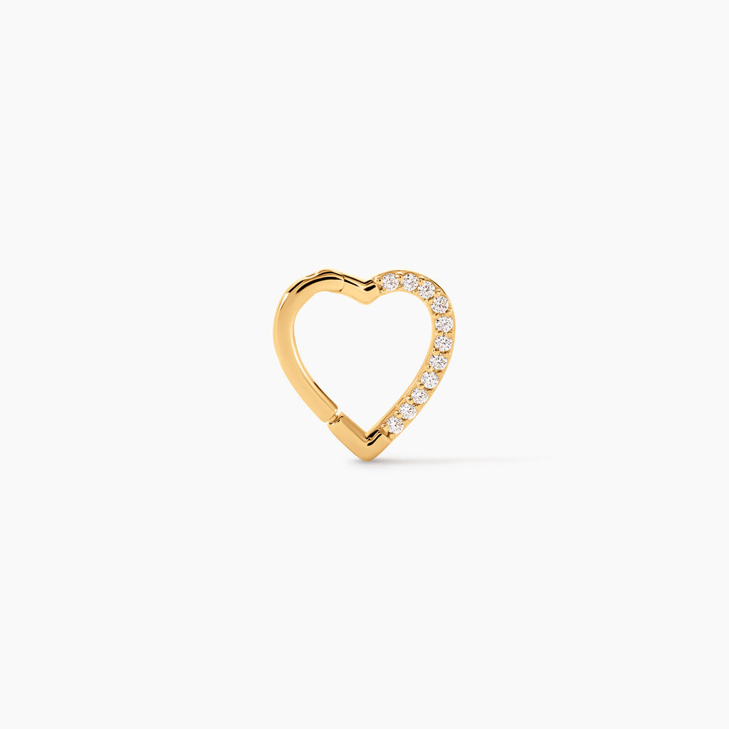 Piercing Sebastienne Or Jaune Oxyde De Zirconium - Piercings d'oreilles Femme | Histoire d&rsquo;Or