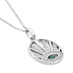 Collier Aries Argent Blanc Oxyde De Zirconium - Colliers fantaisie Femme | Histoire d&rsquo;Or