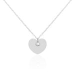 Collier Sautoir Ylla Argent Blanc Oxyde De Zirconium - Sautoirs Femme | Histoire d&rsquo;Or