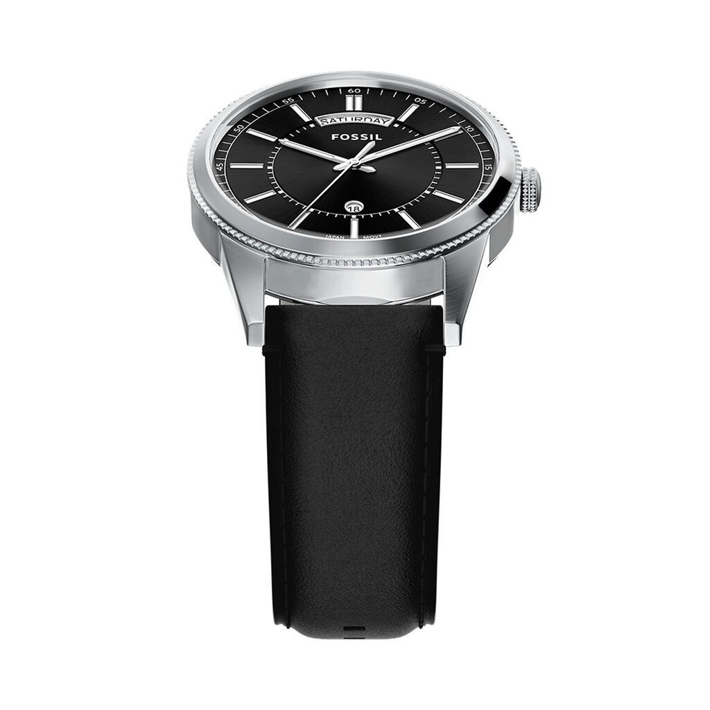 Montre Fossil Pearson Noir - F&ecirc;te des p&egrave;res Homme | Histoire d&rsquo;Or