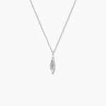 Collier Euriell Argent Blanc - Bijoux sans pierre Femme | Histoire d&rsquo;Or
