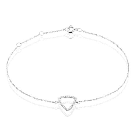 Bracelet Minna Or Blanc Oxyde De Zirconium - Bracelets Femme | Histoire d’Or
